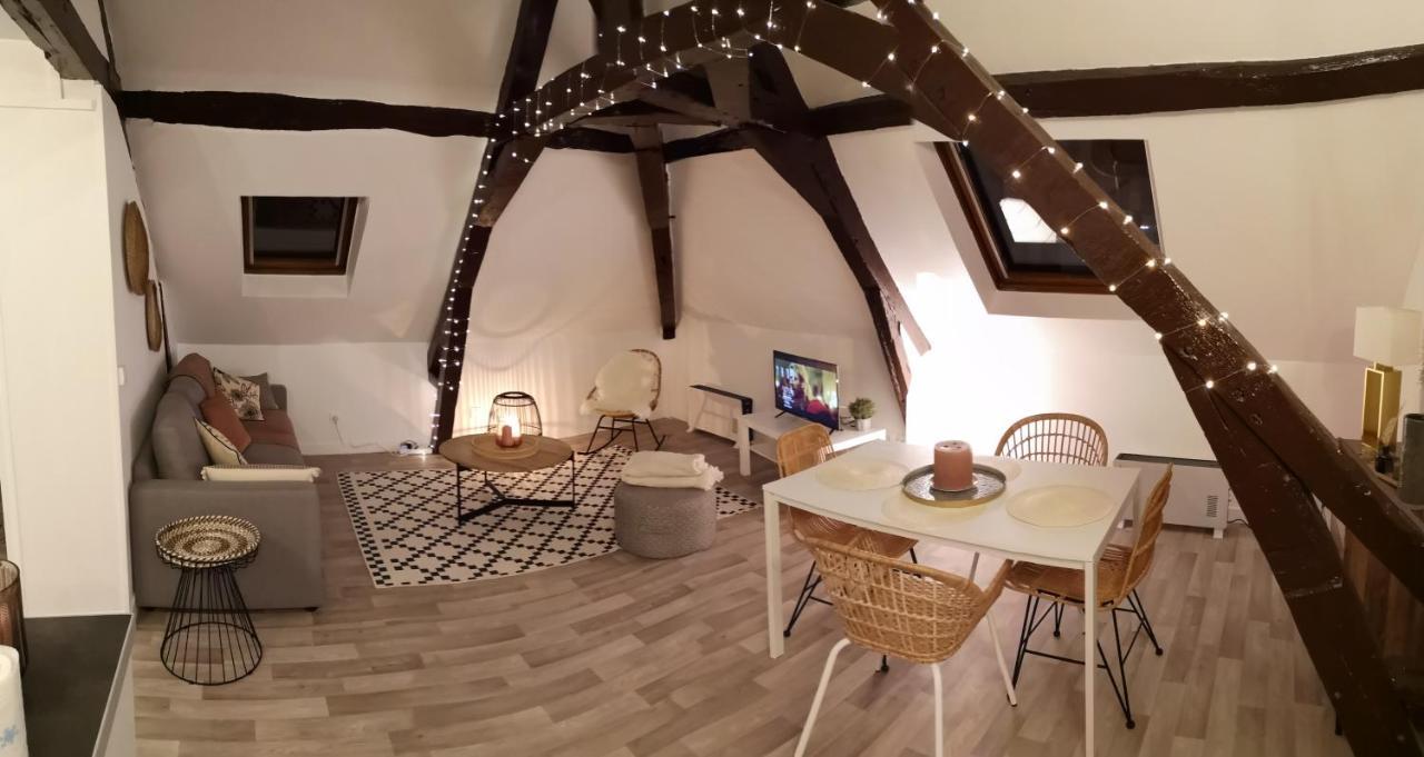 Logement Cosy Renove Au Pied De La Cathedrale Avec Climatisation Reims Luaran gambar